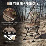 Tangkula 360° Swivel Camouflage Hunting Chair