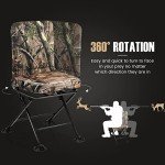 Tangkula 360° Swivel Camouflage Hunting Chair
