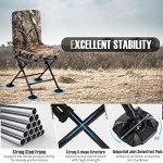 Tangkula 360° Swivel Camouflage Hunting Chair