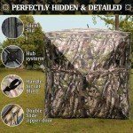 Portable 270° Camouflage Hunting Blind for 3