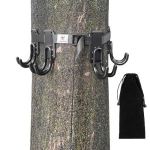 Treestand Strap Hangers with Metal Hooks for Hunting