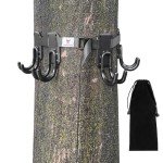 Treestand Strap Hangers with Metal Hooks for Hunting