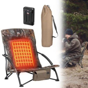 KEMIMOTO Heated Portable Hunting Blind Chair