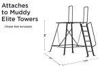 Muddy Box Blind Tower Skids- Move Your Towers Easier, Multi, one Size