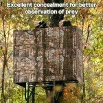 MADHOLLY Large Camo Tree Stand Hunting Blind