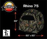 Rhino blinds R75-MOC 2 Person Hunting Ground Blind, Mossy Oak Breakup Country