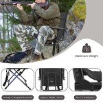 Goplus 360° Swivel Folding Hunting Blind Chair