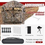 Extra Large 4-Person Pop-Up Hunting Blind Set