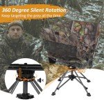 360° Swivel Heated Hunting Chair - Portable Camo