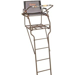 Guide Gear Ultra Comfort 18' Ladder Tree Stand for Hunting Climbing Hunt Seat, Hunting Gear Equipment Accessories