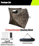 ThunderBay Portable 3-Panel Turkey Hunting Blind