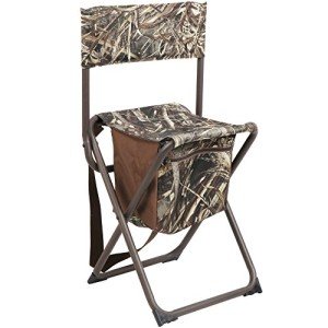 Portable Camouflage Hunting Chair with Backrest