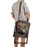 Portable Camouflage Hunting Chair with Backrest