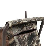 Portable Camouflage Hunting Chair with Backrest