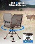 KEMIMOTO 360° Swivel Folding Hunting Chair