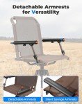 KEMIMOTO 360° Swivel Folding Hunting Chair