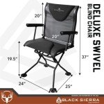 Deluxe Swivel Blind Chair for Stealth Hunting