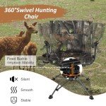 360° Swivel Hunting Chair for Ground Blinds