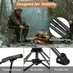 360° Swivel Hunting Chair for Ground Blinds
