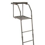 Guide Gear 18’ Ladder Tree Stand for Archery with Seat and Foot Platform, Bow and Deer Hunting Accessories