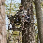 Guide Gear Ultra Comfort 18' Ladder Tree Stand for Hunting Climbing Hunt Seat, Hunting Gear Equipment Accessories