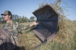 Lucky Duck 2x4 Blind with Flip Top Features