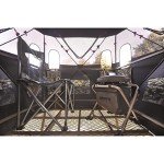 Guide Gear 6 Foot Tripod Hunting Tower Blind, 2-Man Stand Elevated, Hunting Gear Equipment Accessories, 4 by 4
