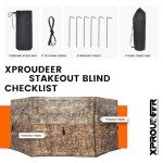 XProudeer Portable See-Through Hunting Blind