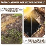 Niuyhe Large Camo Hunting Blind with Silent Zips