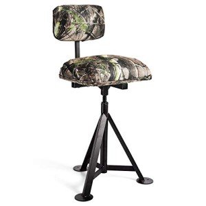 360° Swivel Camo Hunting Chair with Backrest