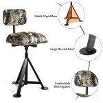 360° Swivel Camo Hunting Chair with Backrest
