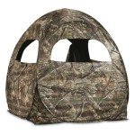 HUNTRITE 4-Panel Steel Hunting Blind for Two