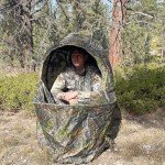 AUSCAMOTEK See-Through Pop-Up Hunting Blind with Chair