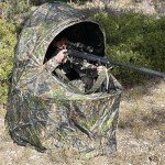 AUSCAMOTEK See-Through Pop-Up Hunting Blind with Chair