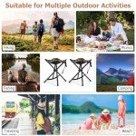 Portable Camouflage Folding Hunting Stool - 2 Pack