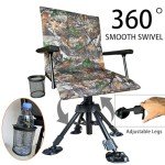 CROSS MARS Camo Portable Swivel Hunting Chair
