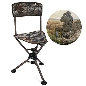 KEMIMOTO 360° Swivel Camouflage Hunting Chair