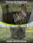 TIDEWE 3-Panel Turkey Hunting Blind with Carry Bag