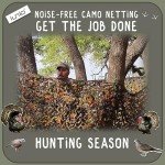 Lightweight Camouflage Netting for Quiet Hunting Blinds