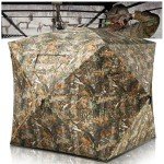 HUNTSEN 270° Pop-Up Hunting Blind for 3-4 People