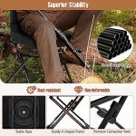 Goplus 360° Swivel Hunting Blind Chair - Black