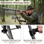 360° Swivel Hunting Chair with Adjustable Features