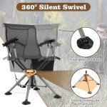 360° Swivel Hunting Chair with Adjustable Features