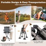 360° Swivel Hunting Chair with Adjustable Features