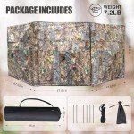 Portable See-Through Hunting Blind for Deer & Turkey