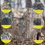 Portable See-Through Hunting Blind for Deer & Turkey
