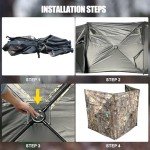 Portable See-Through Hunting Blind for Deer & Turkey