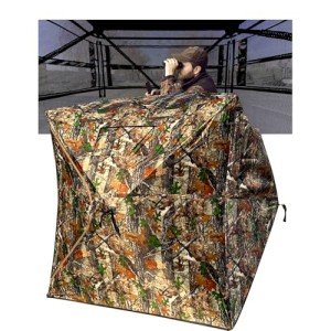Portable 360° See-Through Hunting Blind for Deer