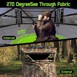 Portable 360° See-Through Hunting Blind for Deer