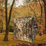Portable 360° See-Through Hunting Blind for Deer